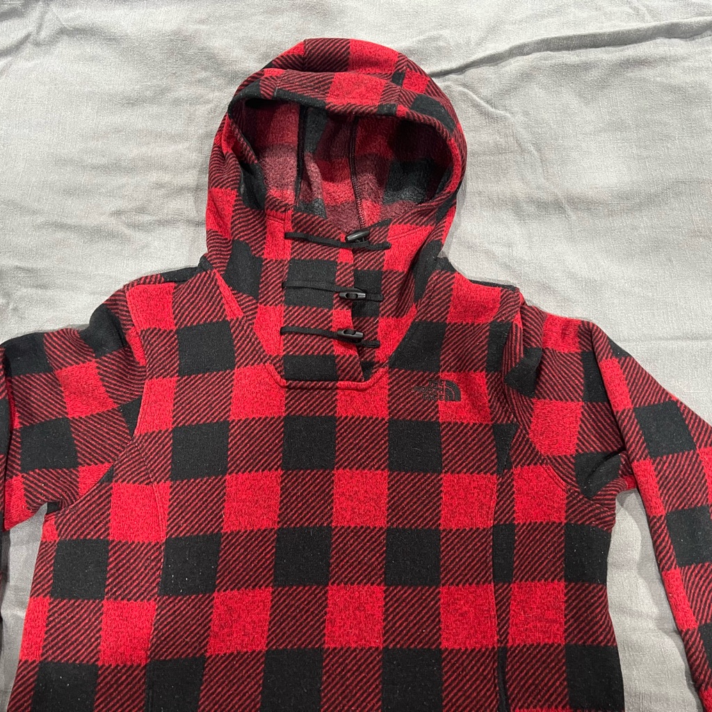 Lightly Used Womens North Face Fleece Hoodie Size Lg